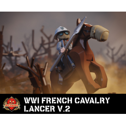 WWI French Cavalry Lancer v2