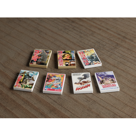 Giant Lizard Vintage Movie Poster Tile Pack