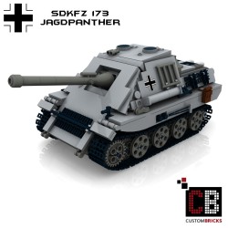 Panzer SdKfz 173 Jagdpanther - Bouwinstructies
