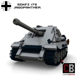 Panzer SdKfz 173 Jagdpanther - Bouwinstructies