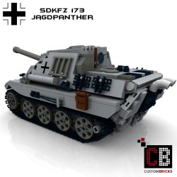 Panzer SdKfz 173 Jagdpanther - Bouwinstructies