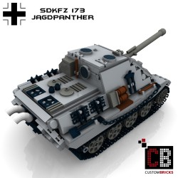 Panzer SdKfz 173 Jagdpanther - Bouwinstructies