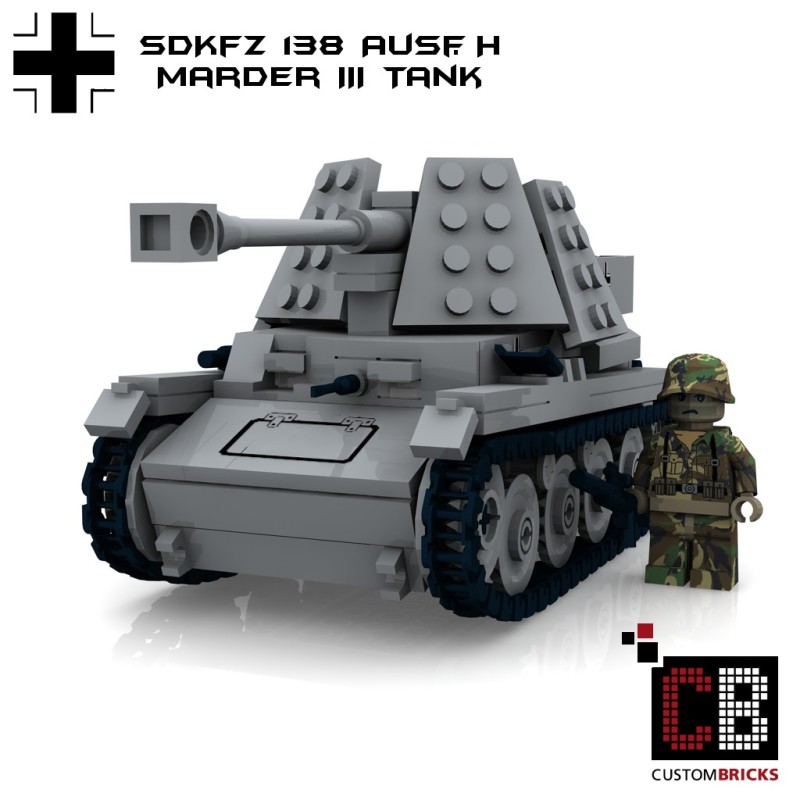 Panzer SdKfz 138 - Marder 3 - Bauanleitung