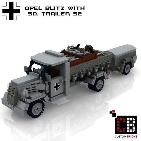 Opel Blitz with SD Anhänger 52 - Bauanleitung