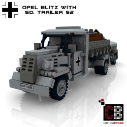 Opel Blitz with SD Anhänger 52 - Bouwinstructies