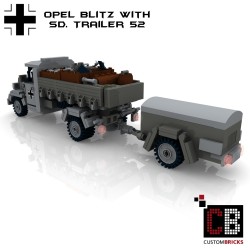 Opel Blitz with SD Anhänger 52 - Bauanleitung