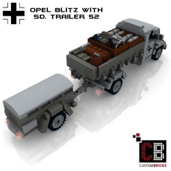 Opel Blitz with SD Anhänger 52 - Bouwinstructies