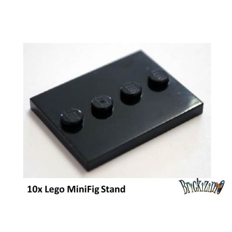 Lego MiniFig Stand - Set of 10