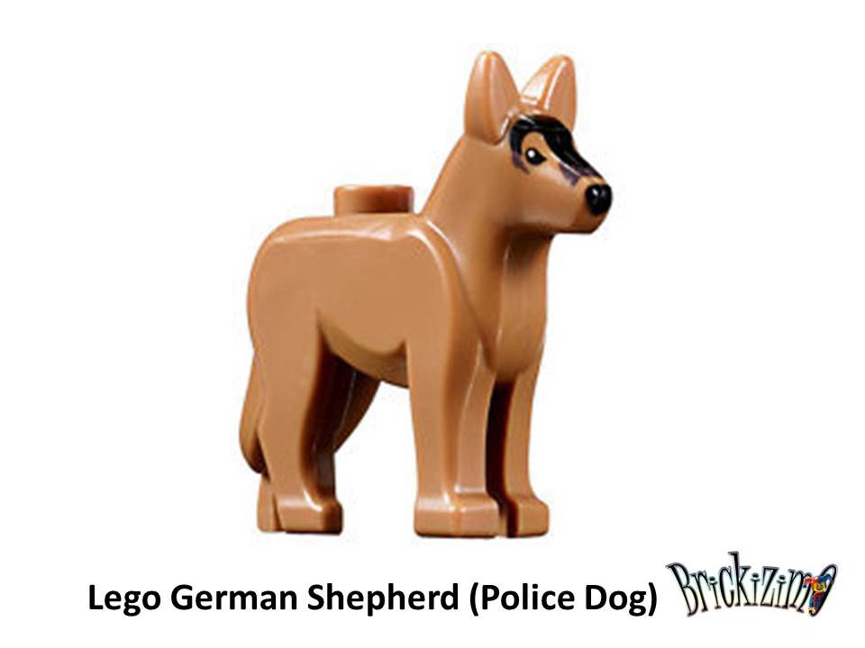 NEW LEGO GERMAN SHEPHERD/ALSATIAN Dog from 60134 fun in the park animal police 