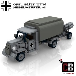 Opel Blitz met Nebelwerfer 41 - Bouwinstructies