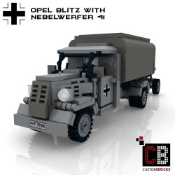 Opel Blitz Opel Blitz mit Nebelwerfer 41 - Bauanleitung