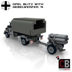 Opel Blitz met Nebelwerfer 41 - Bouwinstructies