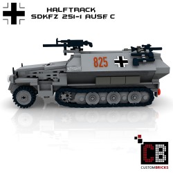 SdKfz 251-1 Ausf.C armored tank - Bouwinstructies