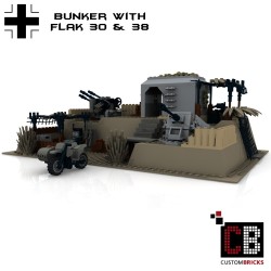 Duitse bunker met Flak 30 & Flak 38 - Bouwinstructies 