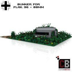 German bunker with Flak 36 - Building instructions