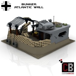 Deutsche Bunker mit Flak 36 & Panzer IV - Bauanleitung