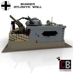 Deutsche Bunker mit Flak 36 & Panzer IV - Bauanleitung