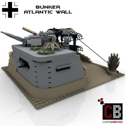 German bunker with Flak 36 & Panzer IV - Building instructions