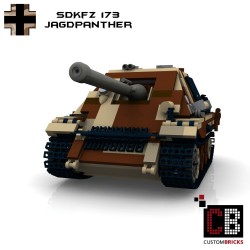 Panzer SdKfz 173 Jagdpanther  - Camo - Bouwinstructies