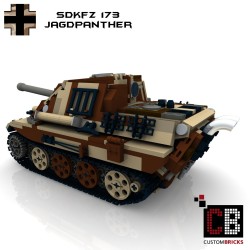 Panzer SdKfz 173 Jagdpanther - Camo - Bauanleitung