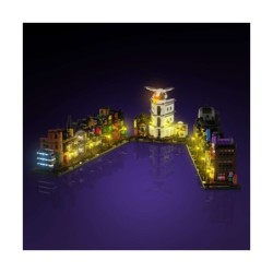 LMB 2.0 - Verlichtingsset geschikt voor LEGO® 76444 Harry Potter Wegisweg Tovenaarswinkels
