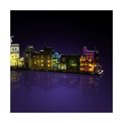 LMB 2.0 - Verlichtingsset geschikt voor LEGO® 76444 Harry Potter Wegisweg Tovenaarswinkels
