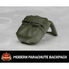 Modernem Fallschirmrucksack