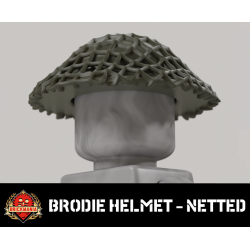 Netted Brodie Helmet