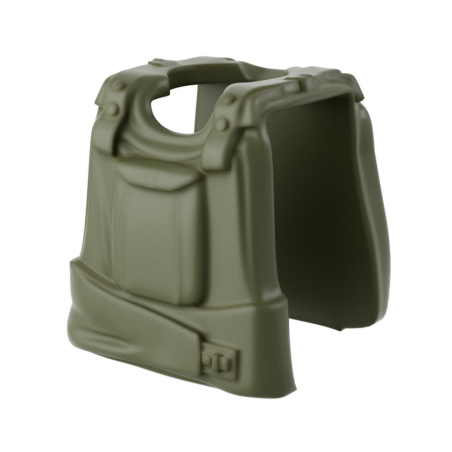 Vietnam War Body Armor Aircrew (Chicken Plate) 2 -Sided