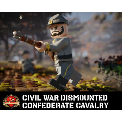 Civil War Dismounted Confederate Cavalry