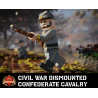 Civil War Dismounted Confederate Cavalry