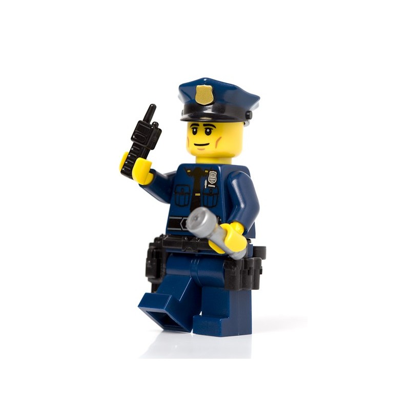 Android Policeman - Custom LEGO Minifigure –