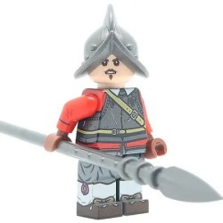 English Civil War Pikeman (Red)