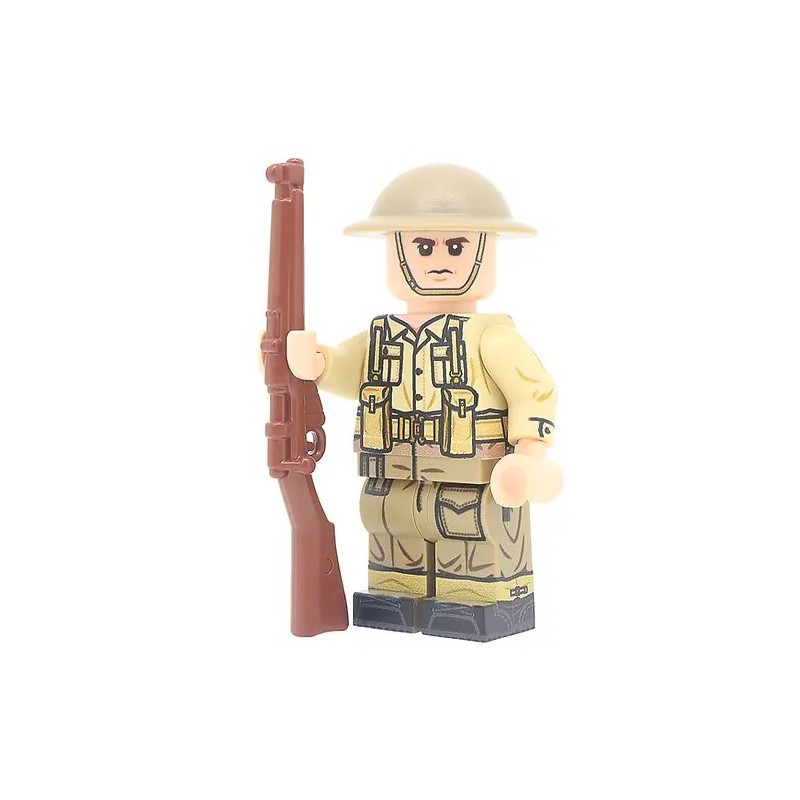 Minifigur eines britischen Schütze der Armee (Italien) aus dem 2. Weltkrieg