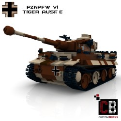 Panzer CAMO PzKpfw VI Ausf. E Tiger - Building instructions