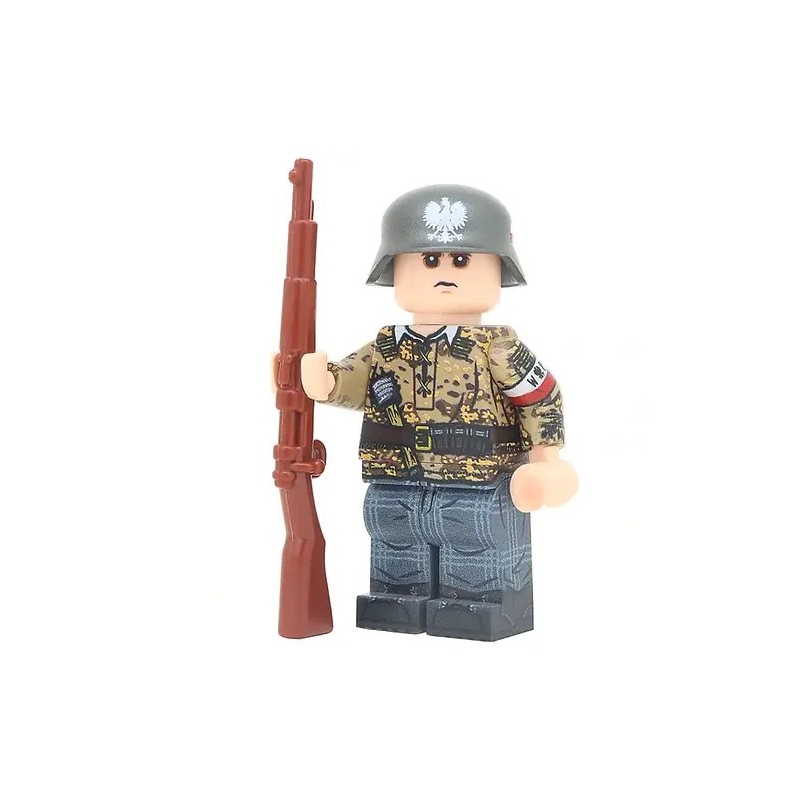 Minifigur eines Soldaten der polnischen Heimatarmee aus dem Warschauer Aufstand Minifigur eines Soldaten der polnischen Heimatarmee aus dem Warschauer Aufstand