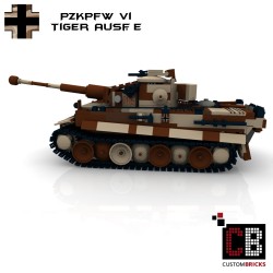 Panzer CAMO PzKpfw VI Ausf. E Tiger - Bouwinstructies