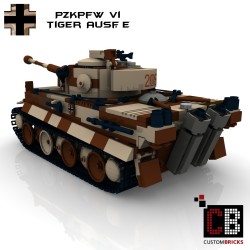 Panzer CAMO PzKpfw VI Ausf. E Tiger - Bouwinstructies