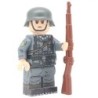 Minifigur eines Soldaten des Jäger-Regiments aus dem 2. Weltkrieg