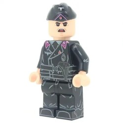 Minifigur deutscher Panzerkommandant aus dem 2. Weltkrieg