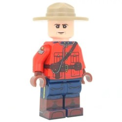 Canadian Mountie Minifigure
