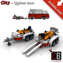 Trailer with Boat - Building instructions