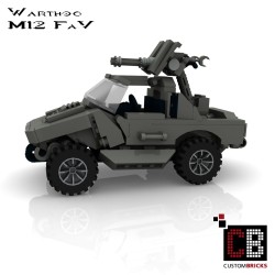 UNCS M12 Warthog  - Bouwinstructies