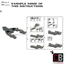 UNCS AV-14 Hornet Attack VTOL - Building instructions