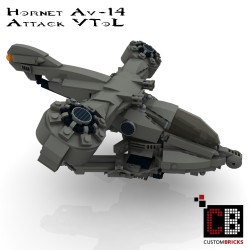 UNCS AV-14 Hornet Attack VTOL - Building instructions