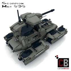 UNCS M808 Scorpion Tank - Bouwinstructies