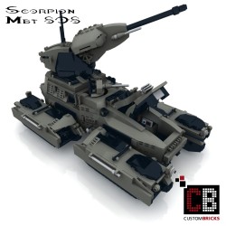 UNCS M808 Scorpion Tank - Bouwinstructies