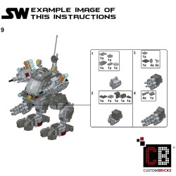 Star Wars All Terrain Assault Walker - Bouwinstructies