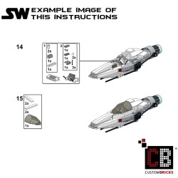 Star Wars Speeder Bike - Bauanleitung