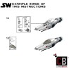 Star Wars Speeder Bike - Bouwinstructies